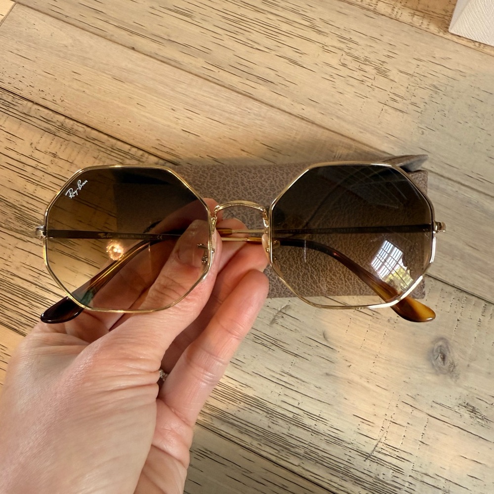 Ray-Ban Gold Sunglasses